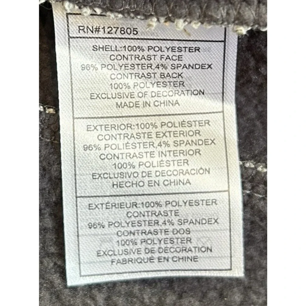 NWT Reebok Jacket Men's Large Gray Black Full Zip Up‎ Hoodie MRSP $165 New L